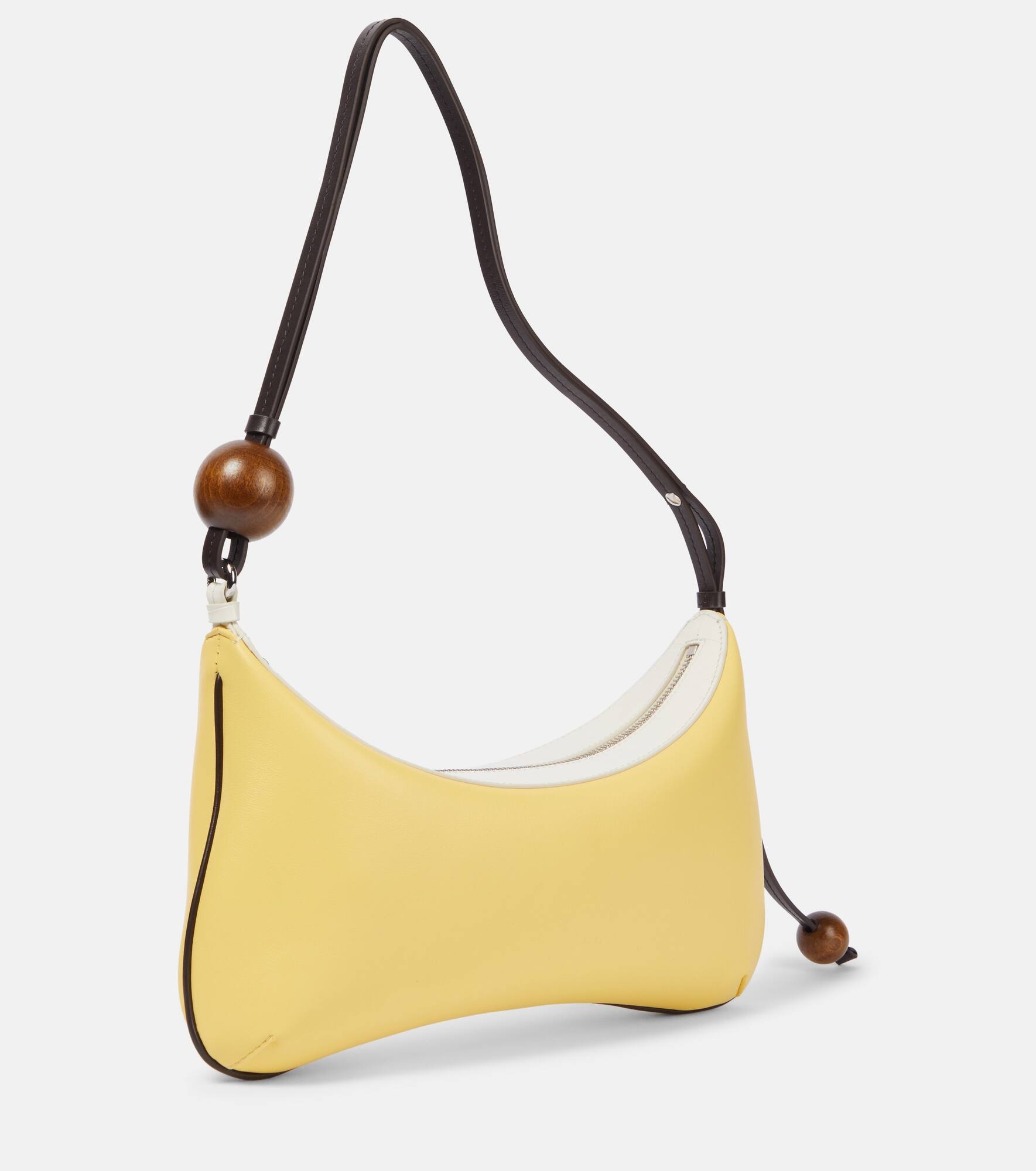 Bisou Large leather shoulder bag - 4