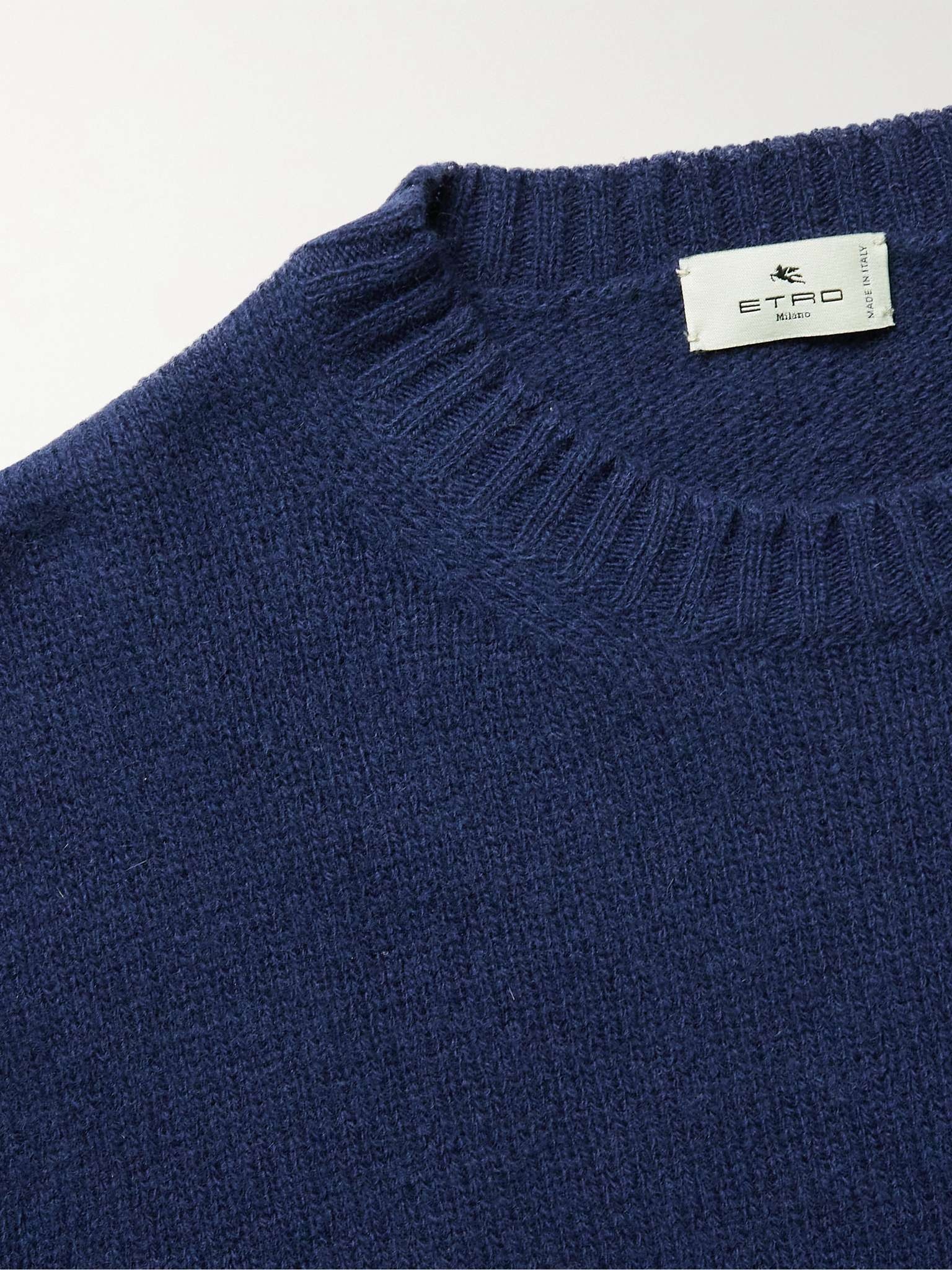 Logo-Embroidered Wool Sweater - 5