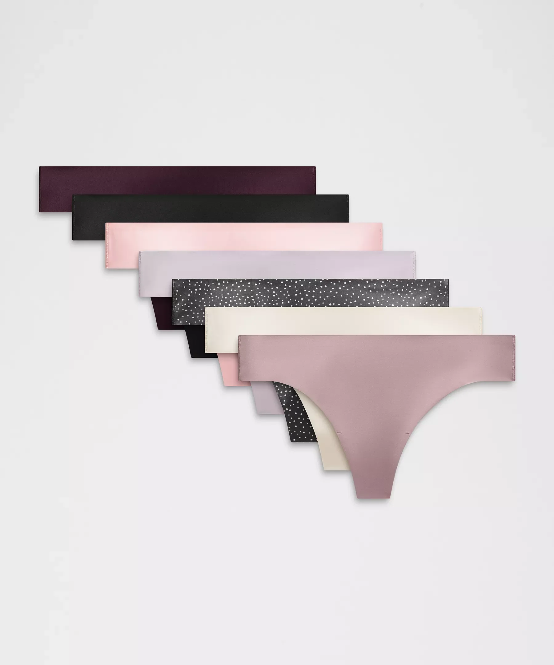 InvisiWear Mid-Rise Thong Underwear *7 Pack - 1