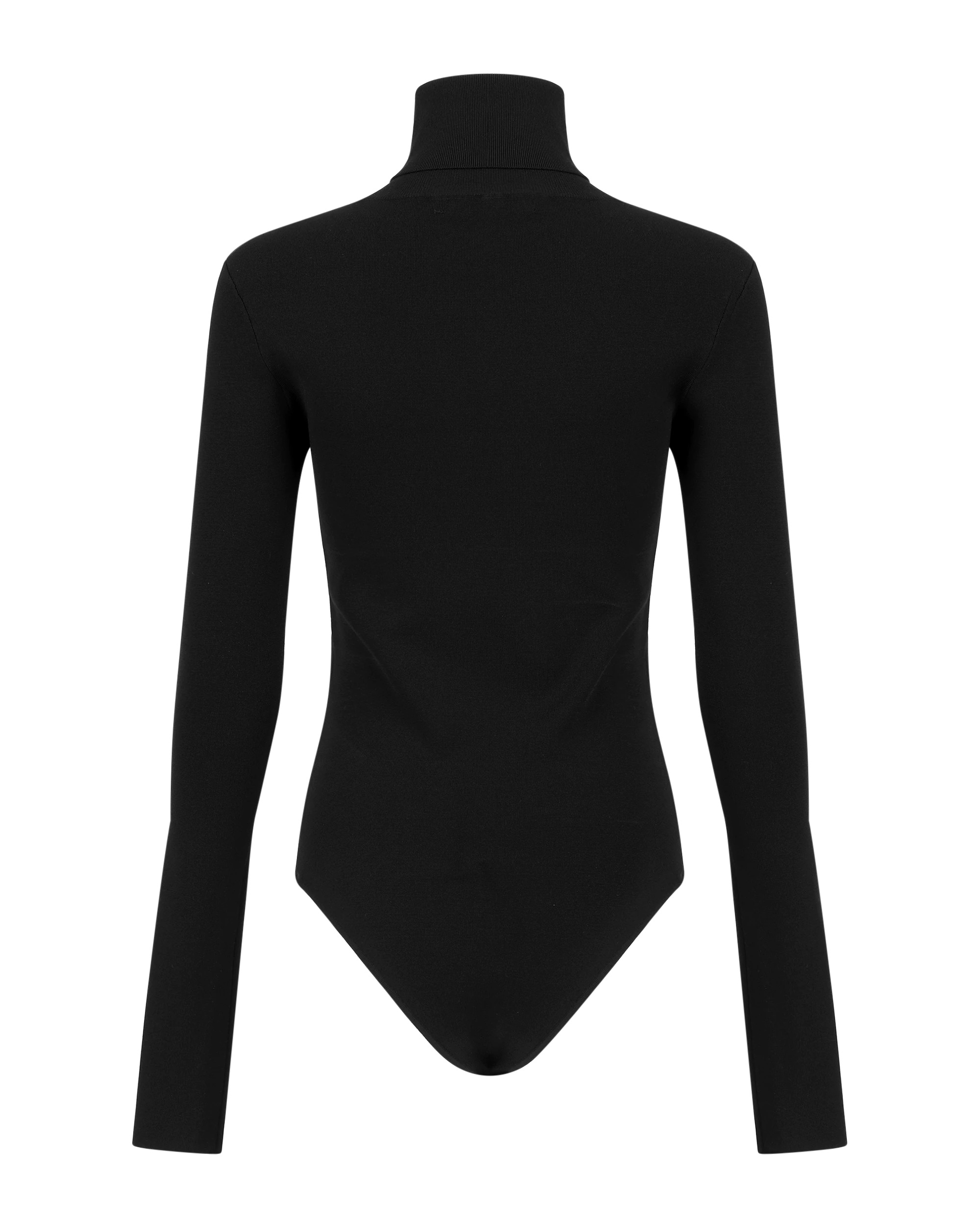 TURTLE NECK BODYSUIT BLACK - 5