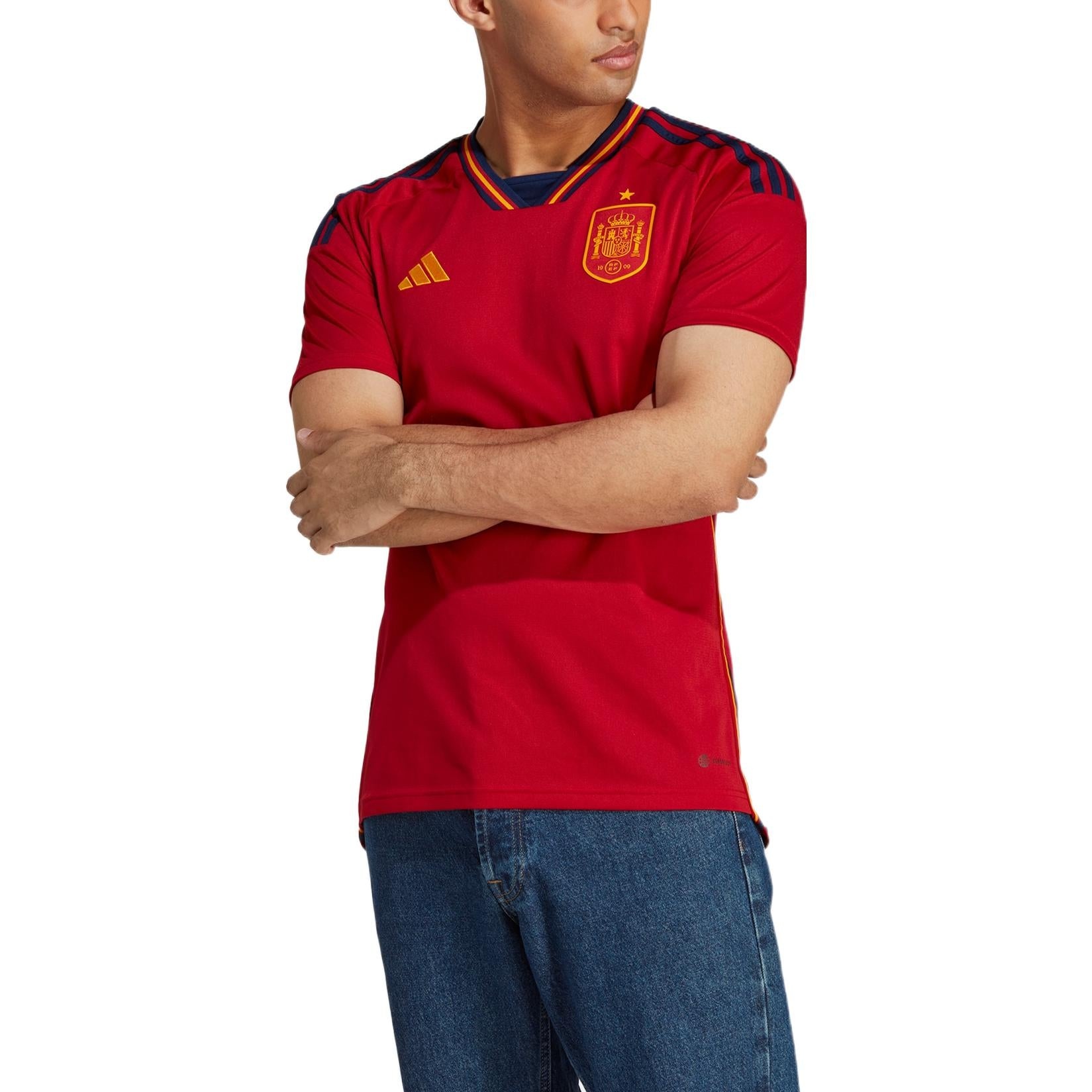 adidas Spain 2022-2023 World Cup Home Jersey HL1970 - 3