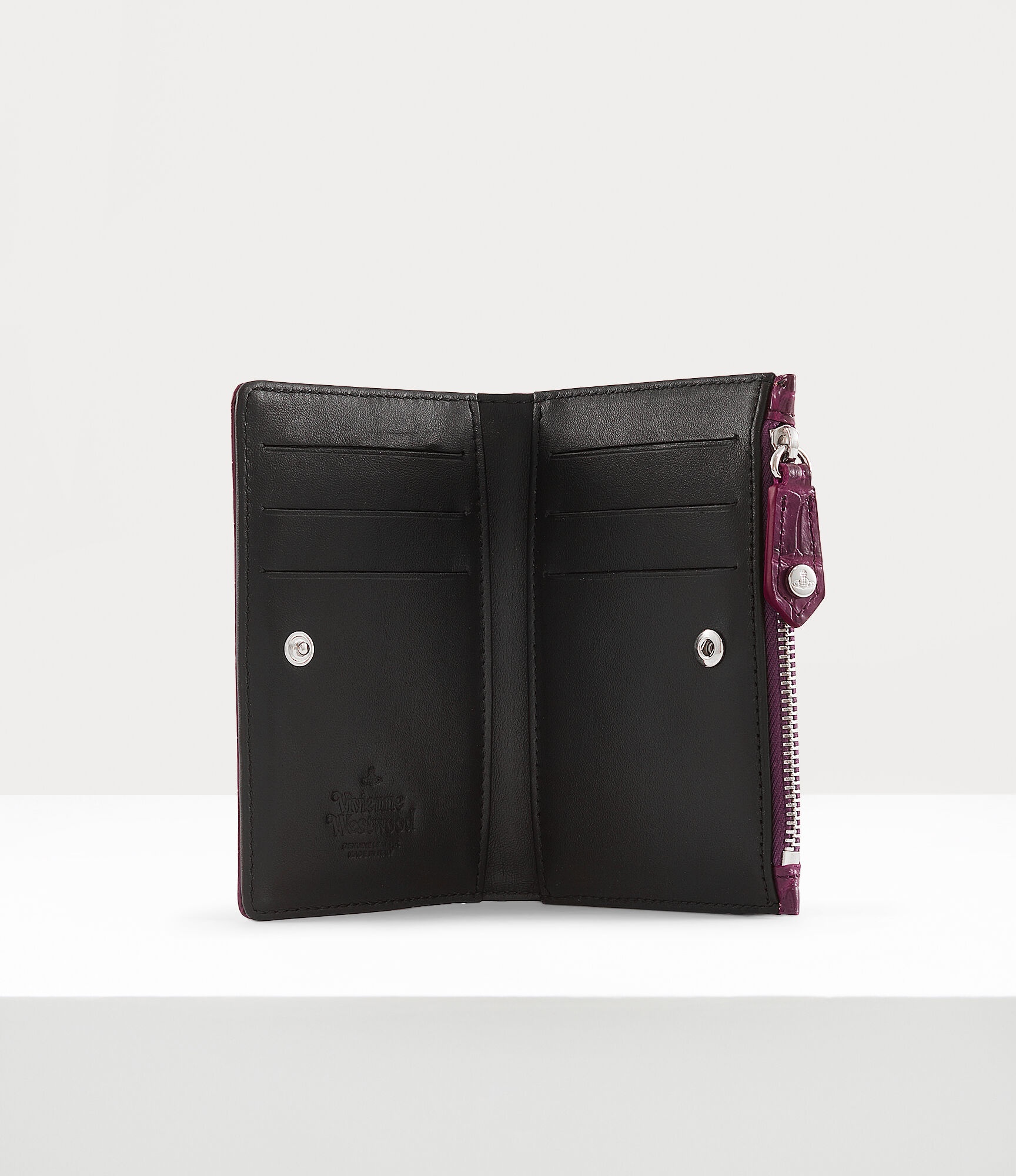 CROCODILE SLIM FLAP CARD HOLDER - 3