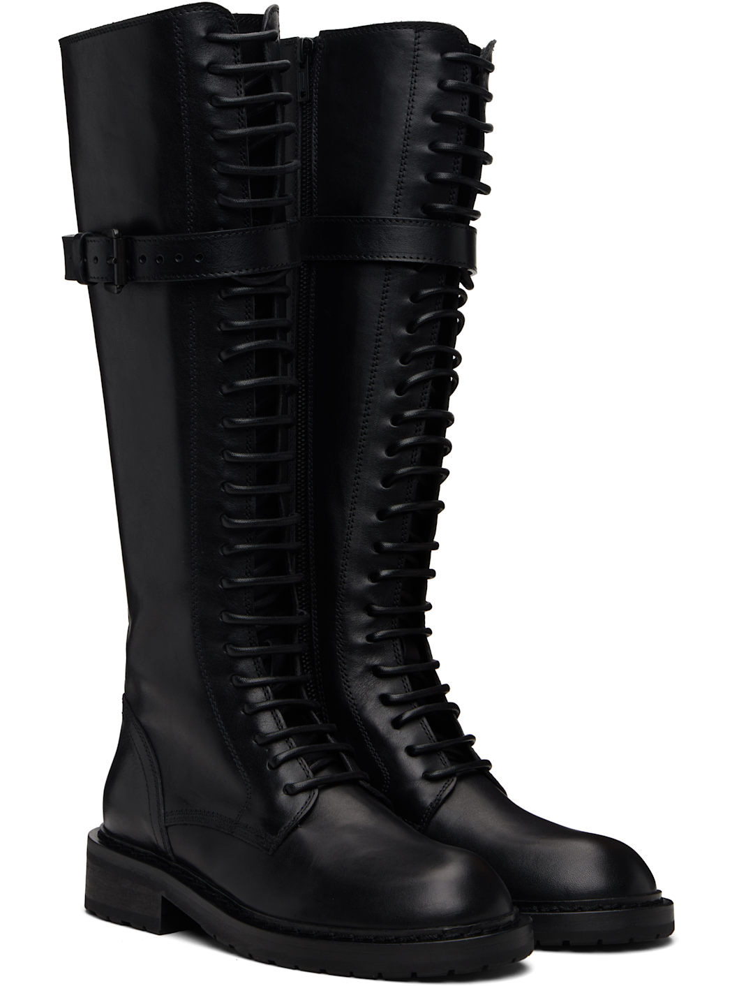 Black High Danny Tall Boots - 4