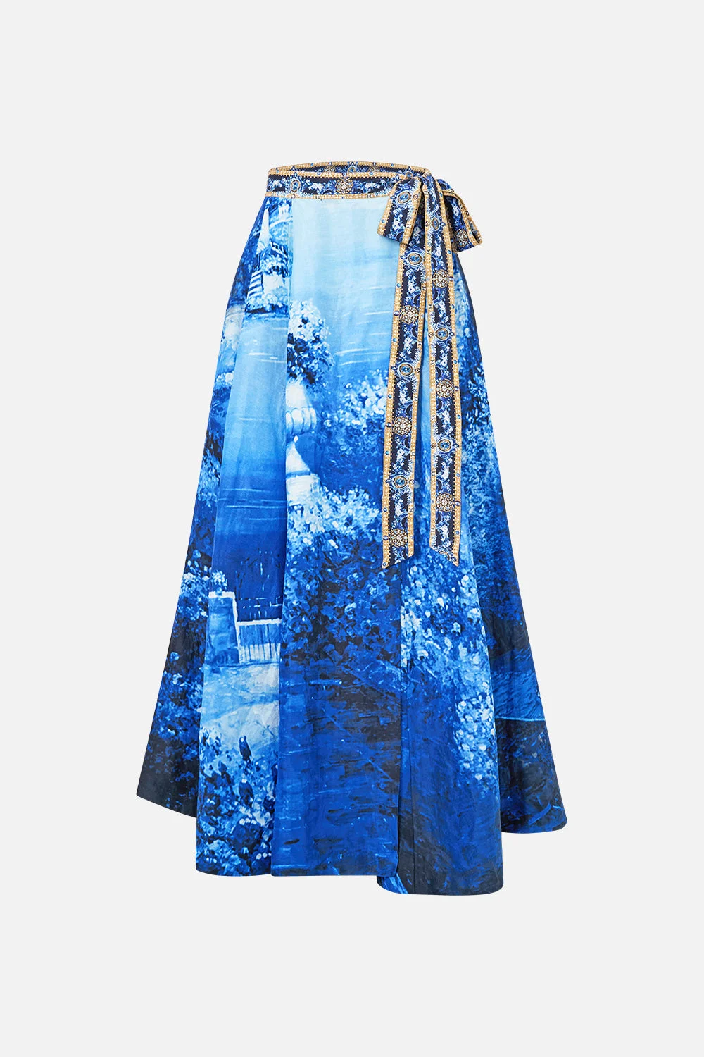 MAXI WRAP SKIRT SWEET SACRÉ BLEU - 1