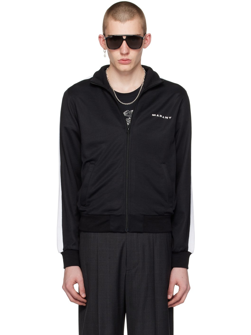 Black Ronny Track Jacket - 1