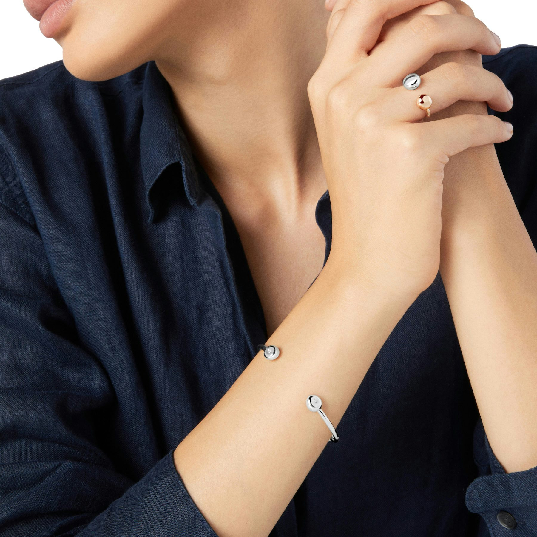 SILVER PEPITA CUFF BRACELET - 5