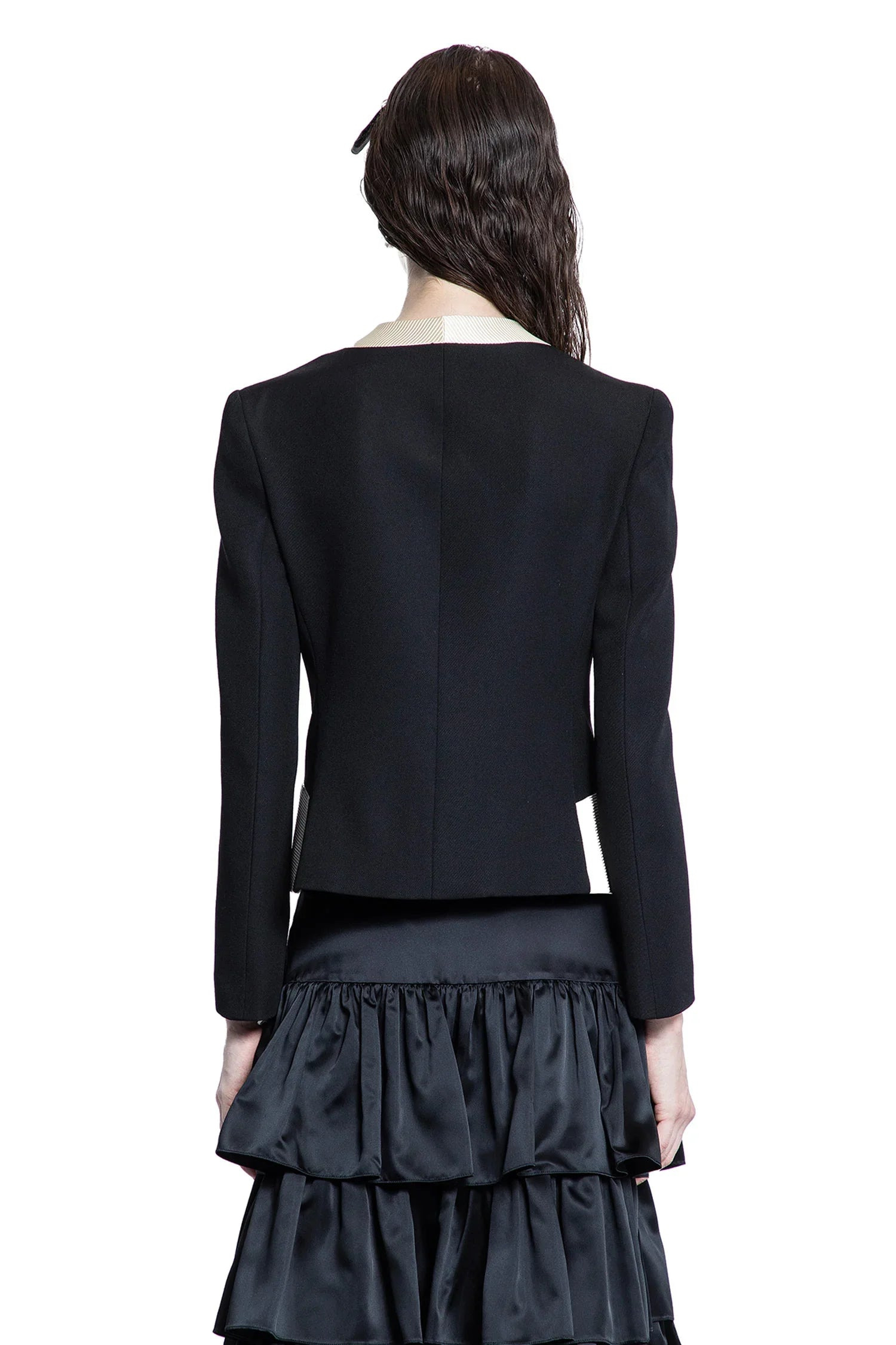 Crepe-Couture-Jacket-With-Bows - 3
