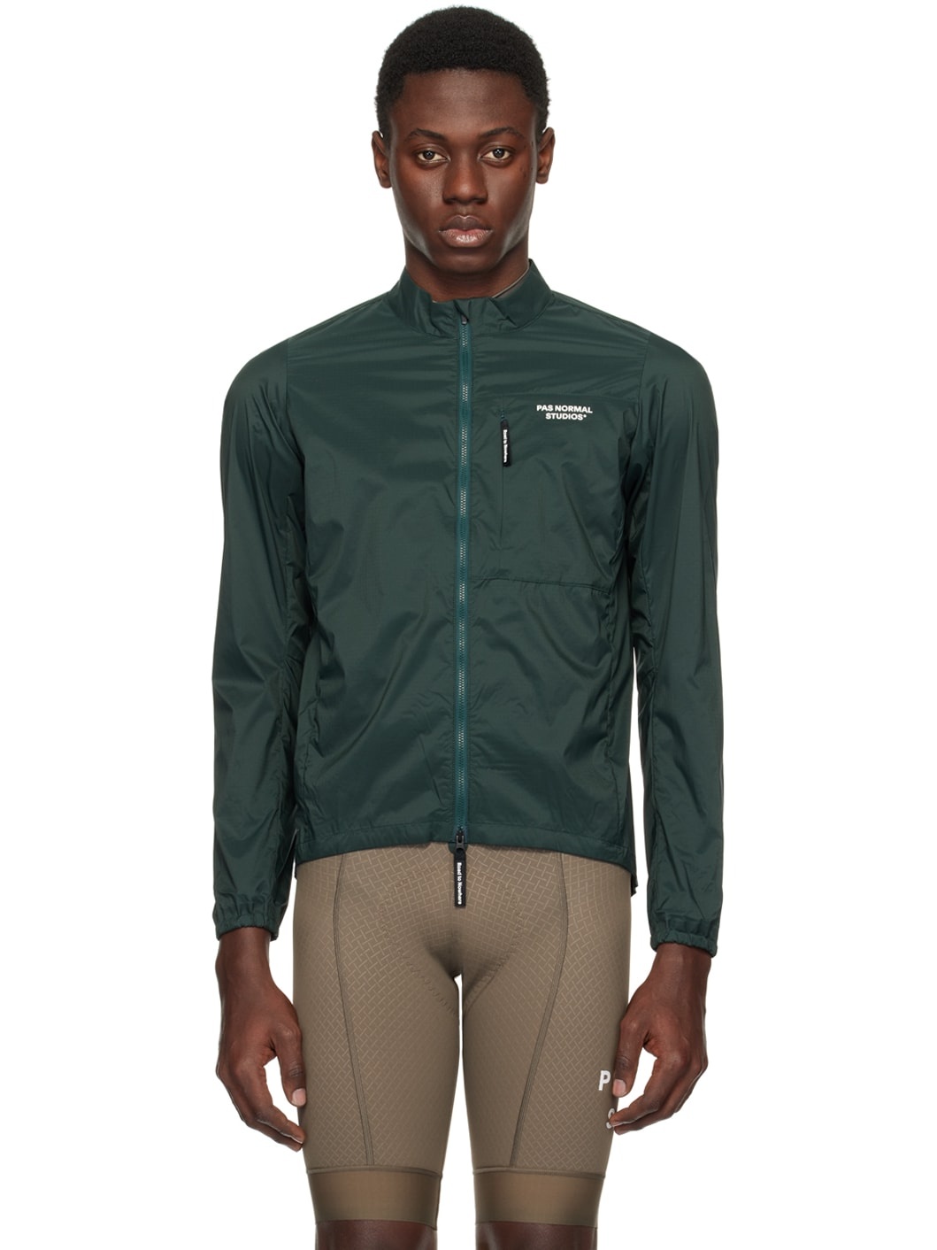 Green Essential Jacket - 1