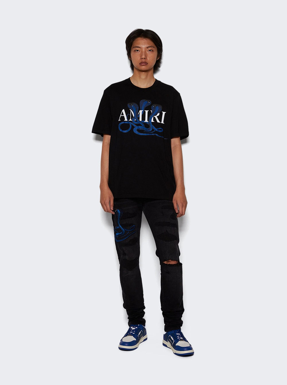 Skel Top Low Sneaker Blue White - 3
