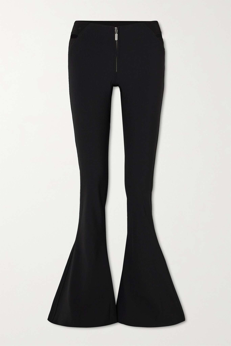 + KNWLS cutout woven flared pants 1