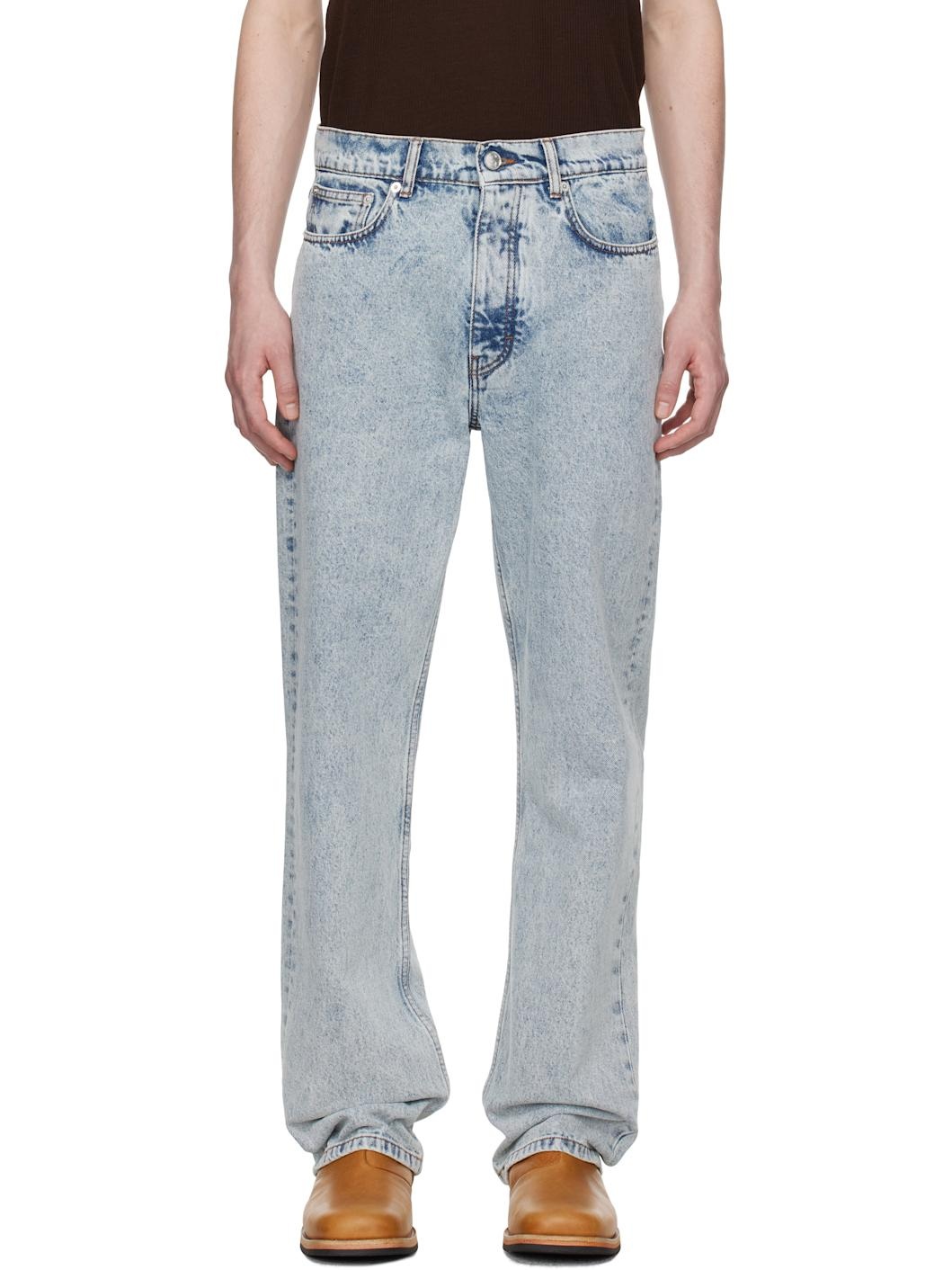 Blue Classic Cut Jeans - 1
