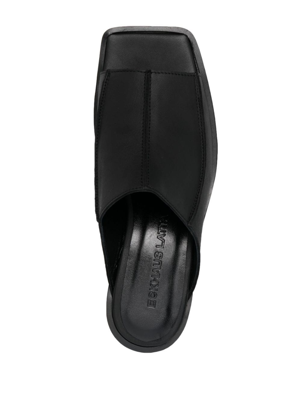 Frame 55mm slip-on leather sandals - 4