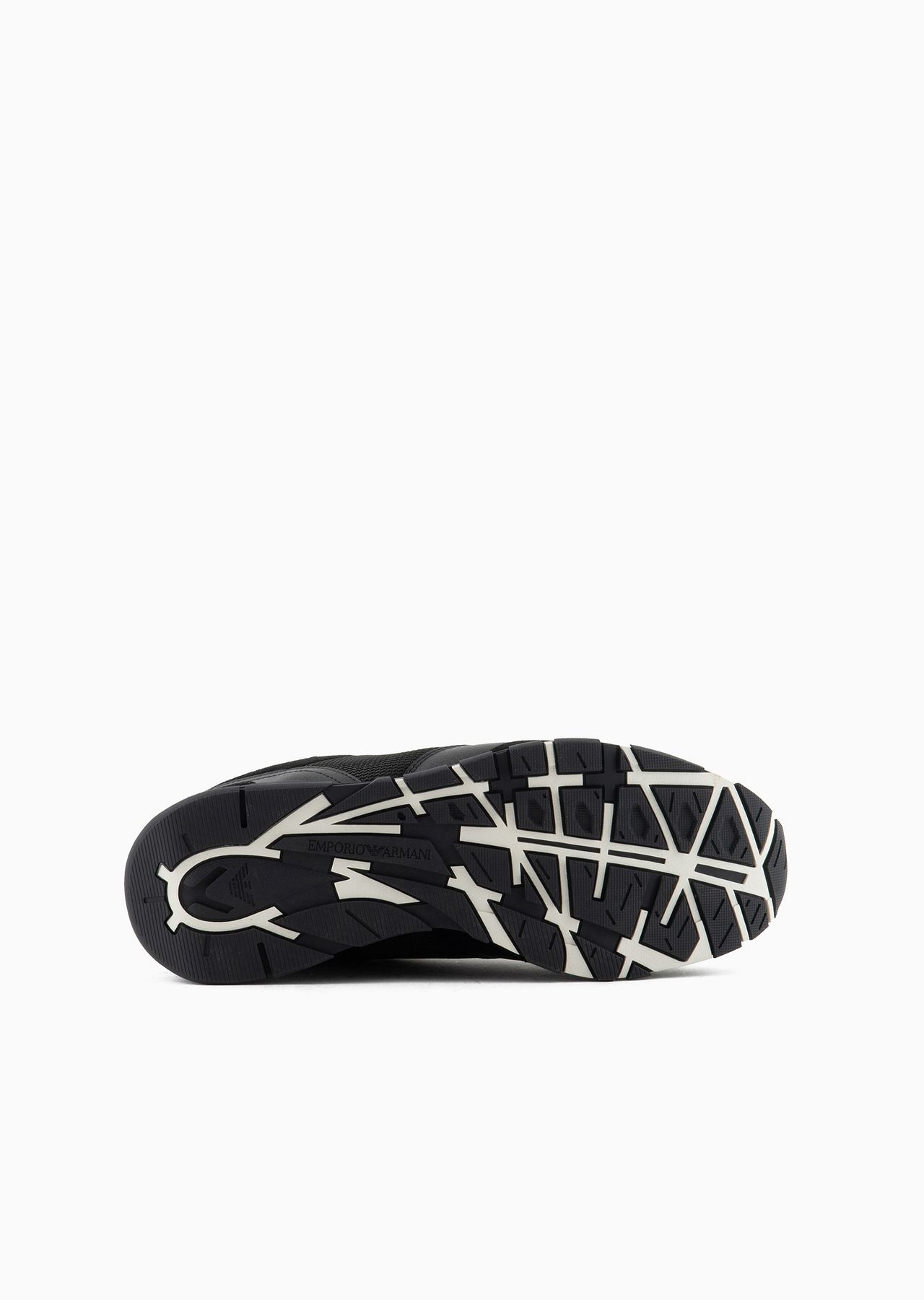 Mesh and suede sneakers with side eagle - 6