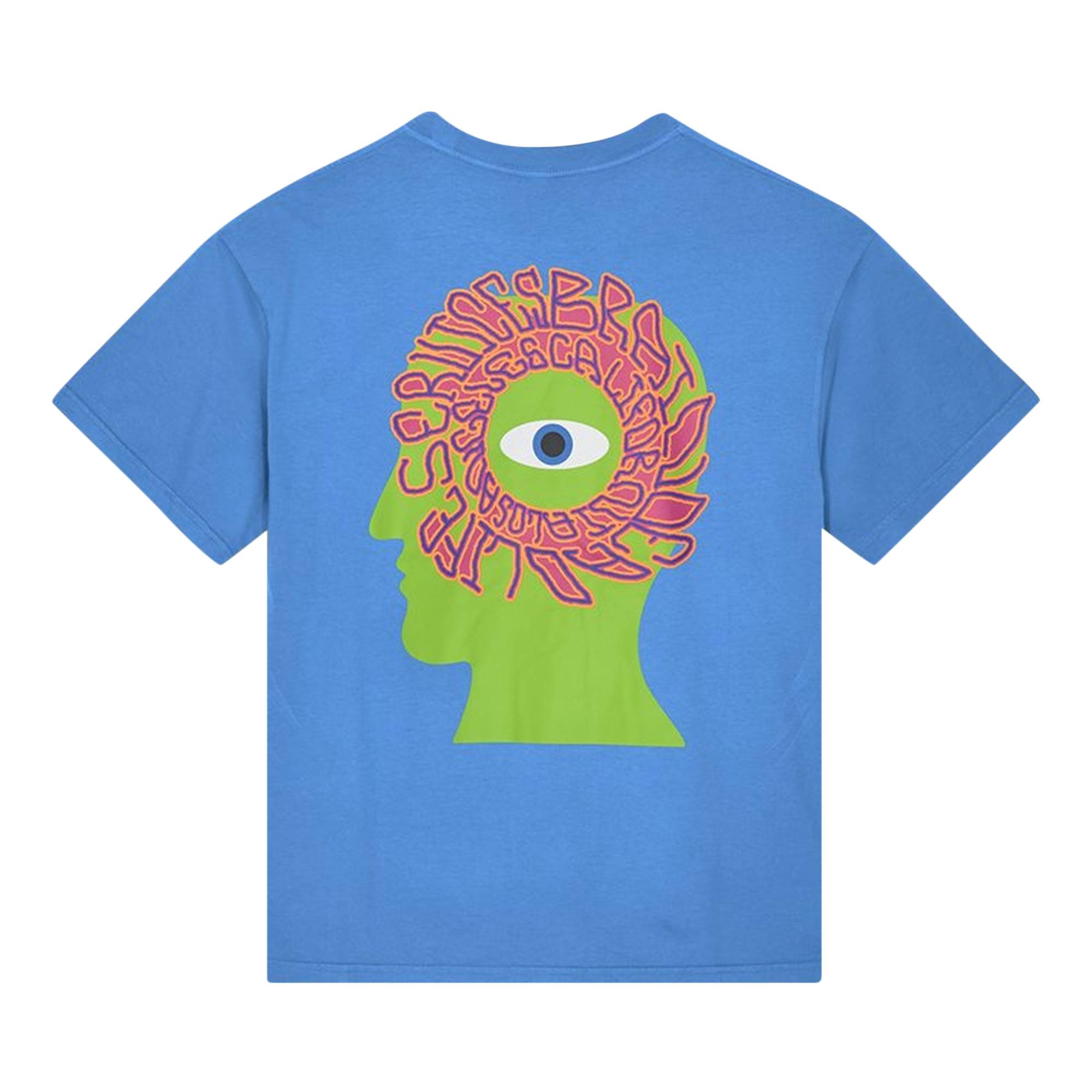 Brain Dead Wide Eye T-Shirt 'China Blue' - 2