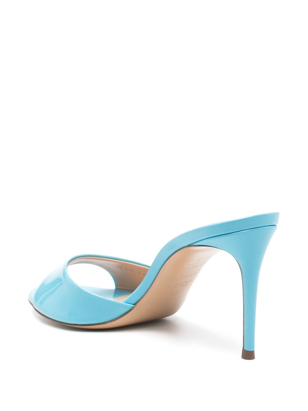 patent-finish sandals - 3