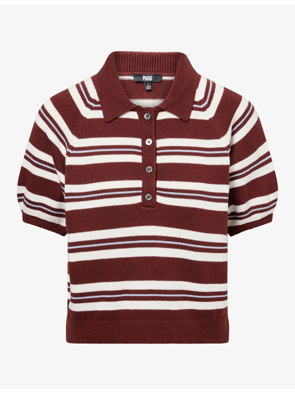 Birch Striped Cotton-Blend Top - 1