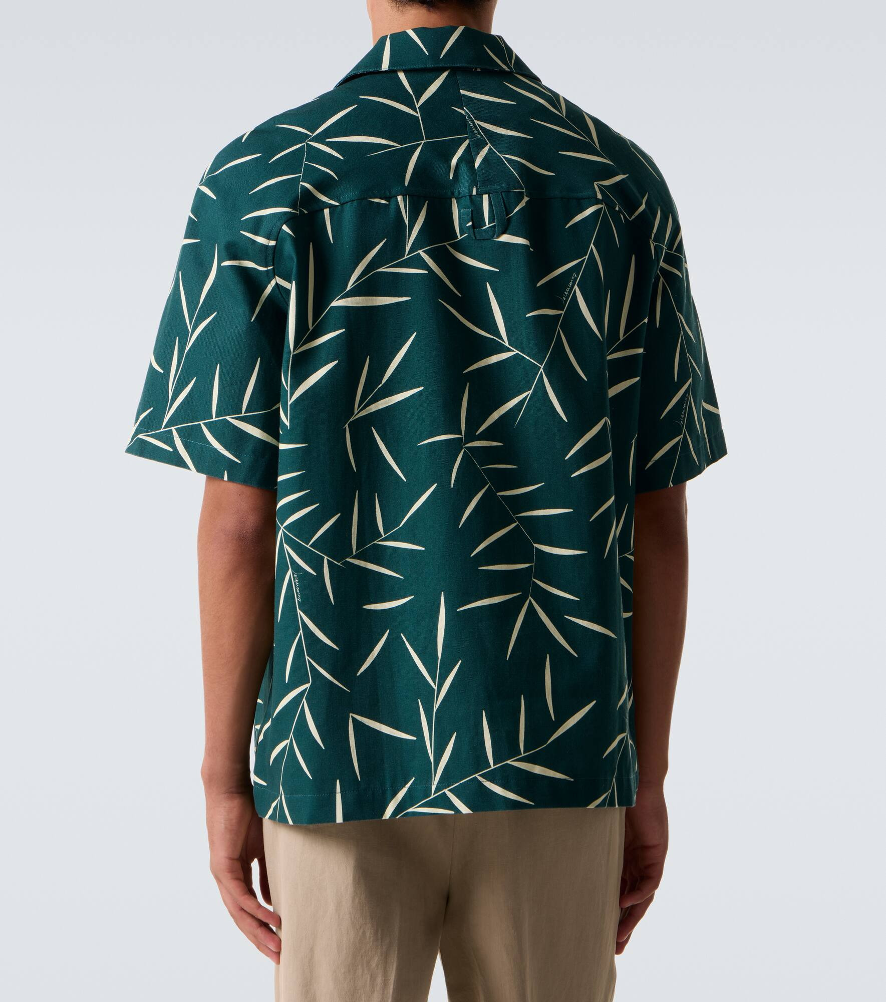 Fonccio printed cotton bowling shirt - 4