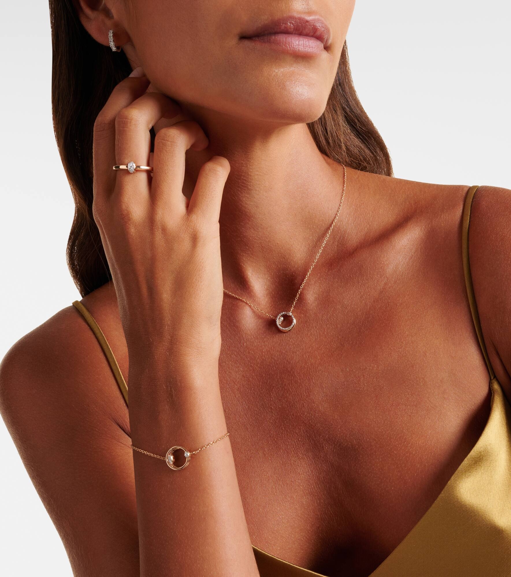 Pomellato Together 18kt rose gold chain necklace with diamonds - 3
