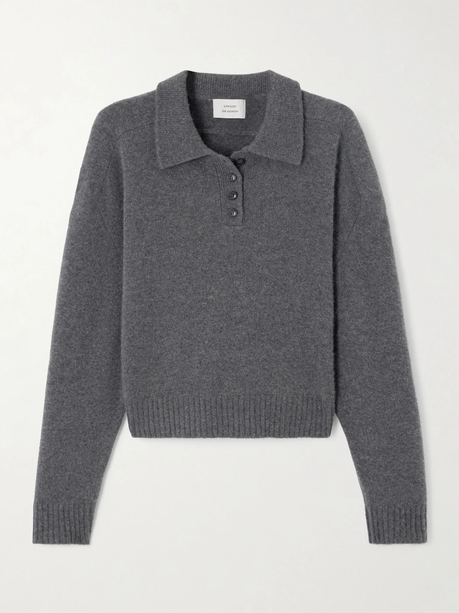 Homere cashmere sweater Dark gray - 1