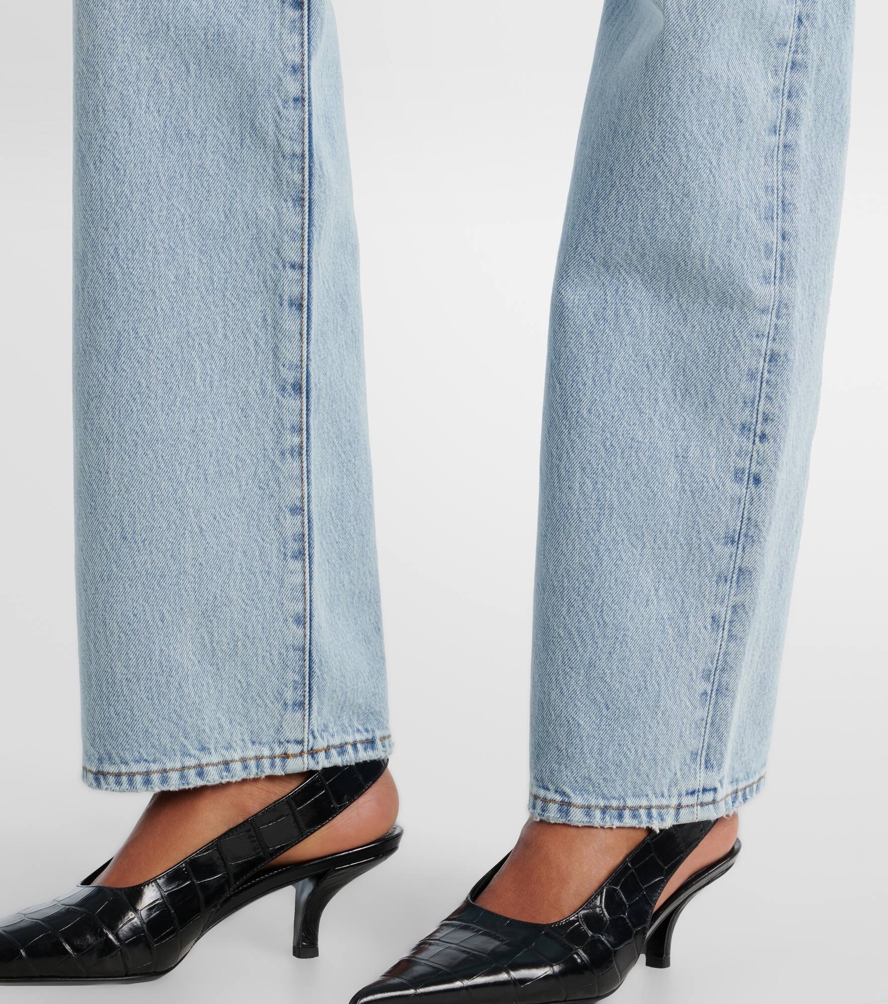 Staple high-rise straight jeans - 5