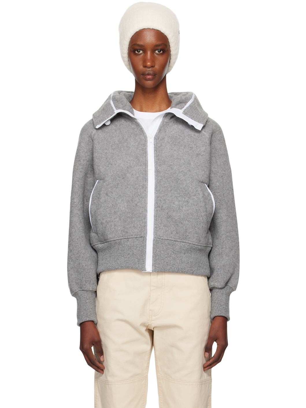 Gray Chilliwack Bomber Jacket - 1
