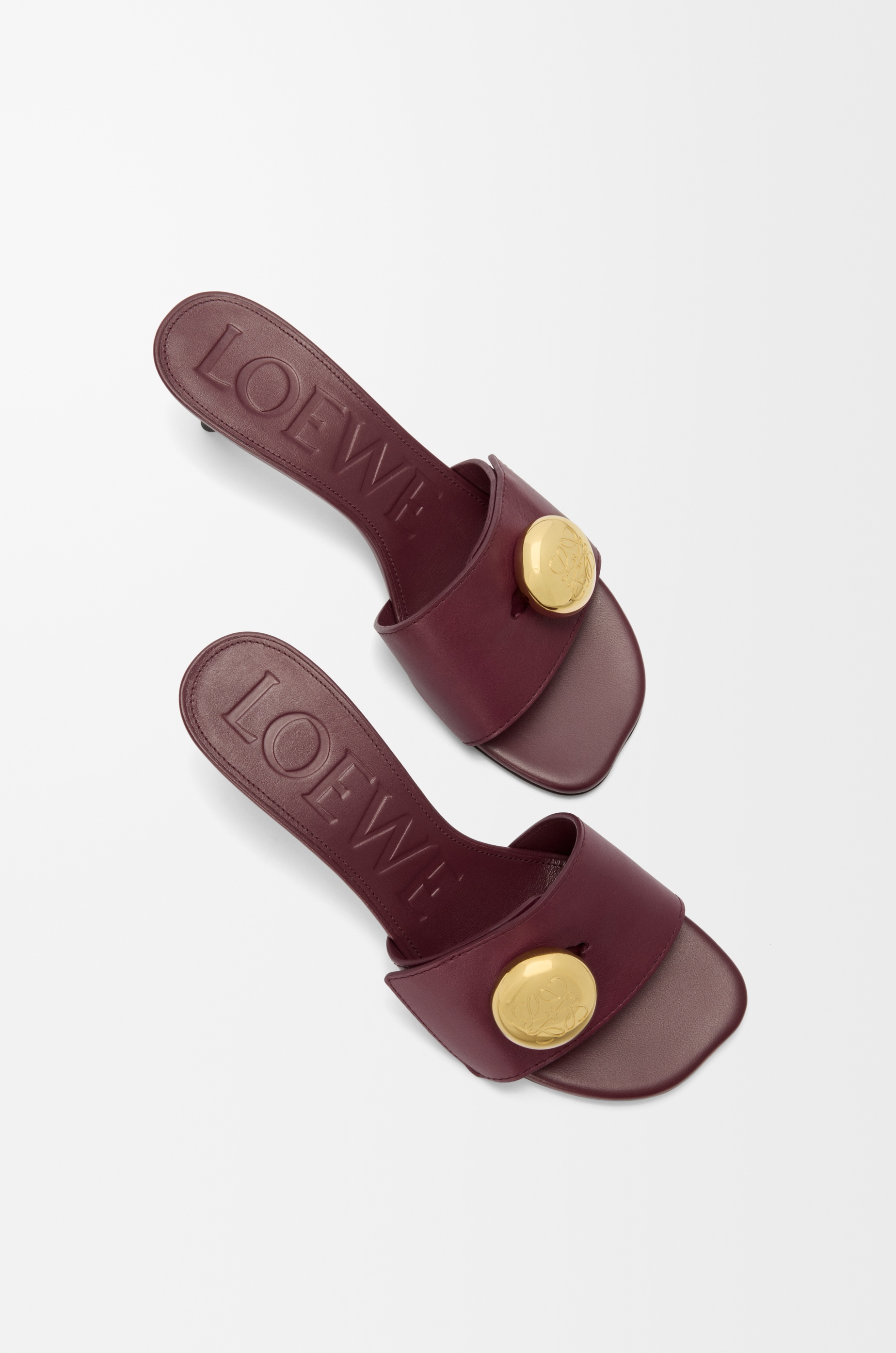 Pebble slide in soft calfskin - 4