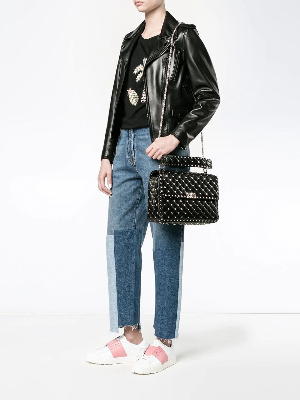 Rockstud-embellished tote bag - 2