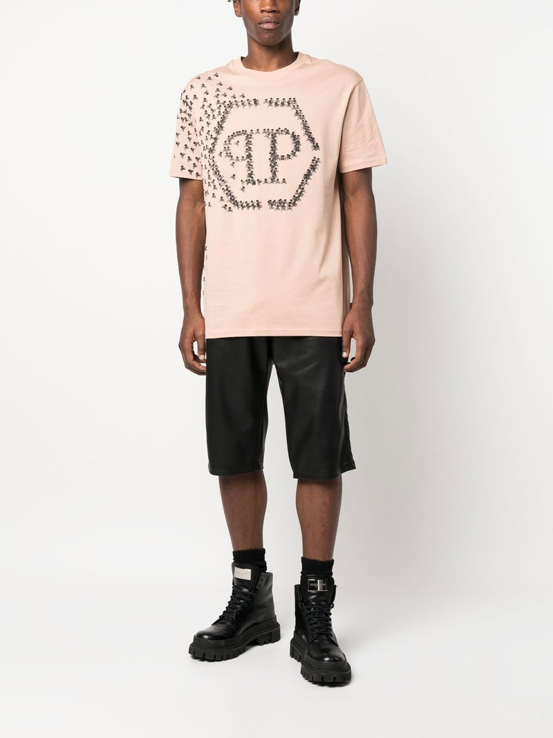 PHILIPP PLEIN logo-print short-sleeved T-shirt outlook