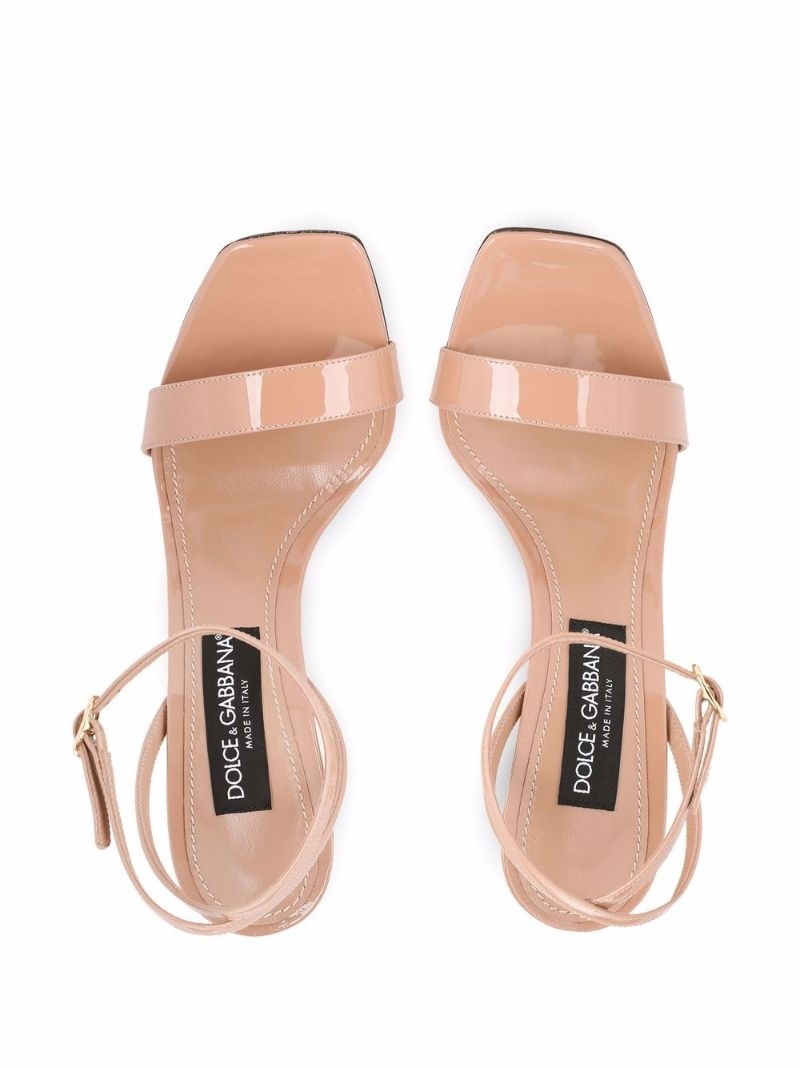 DG heel leather sandals - 4