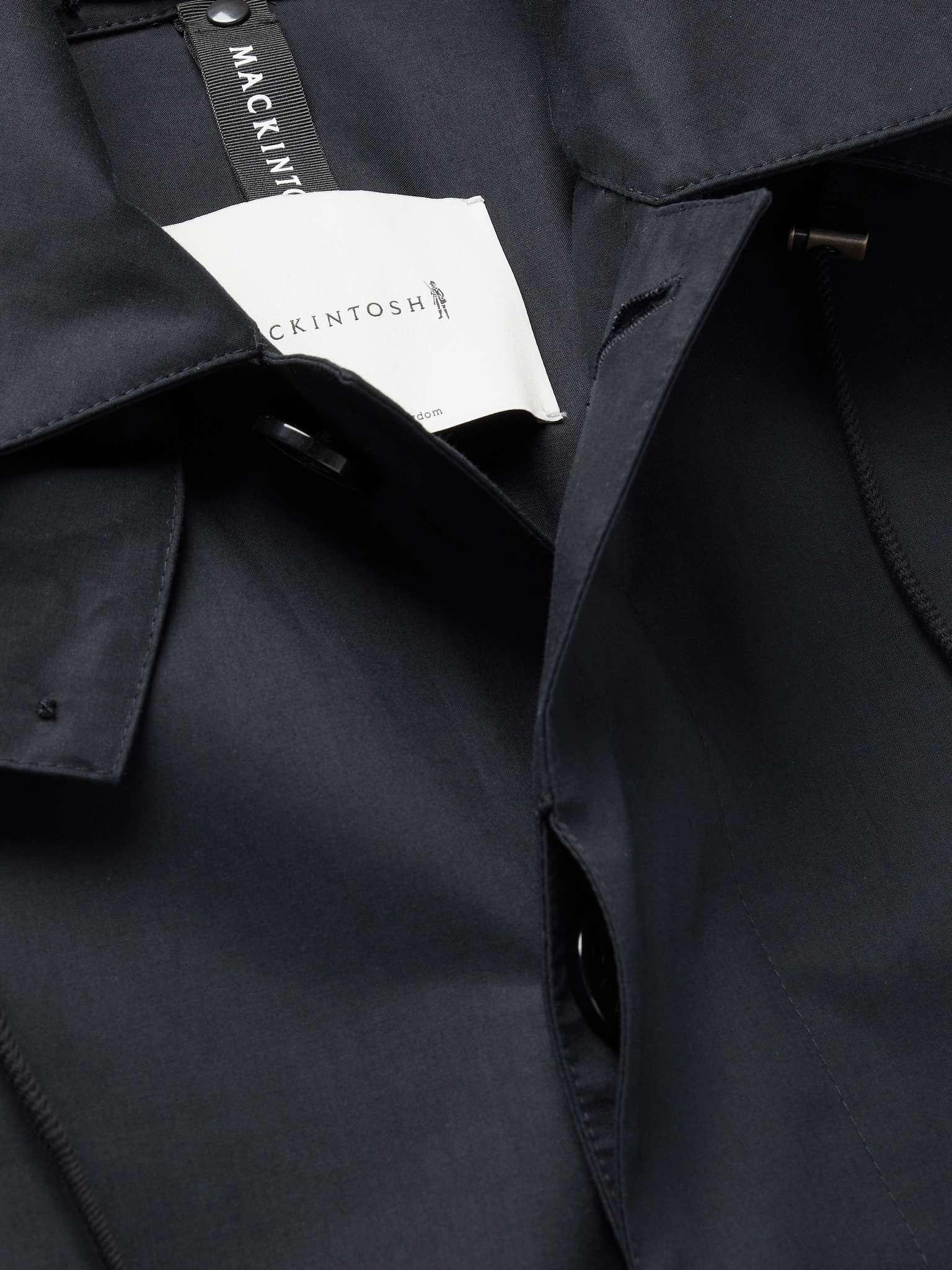 Cambridge Bonded Cotton Hooded Trench Coat - 6