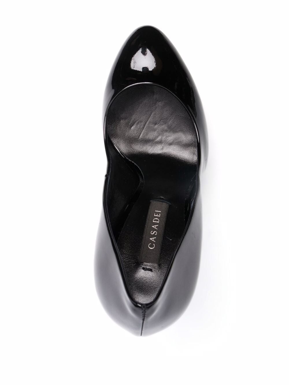 Blade glossy stiletto pumps - 4