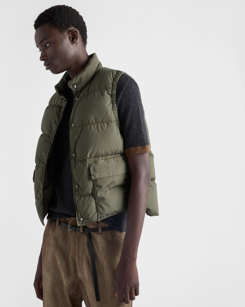 Cotton down vest 4