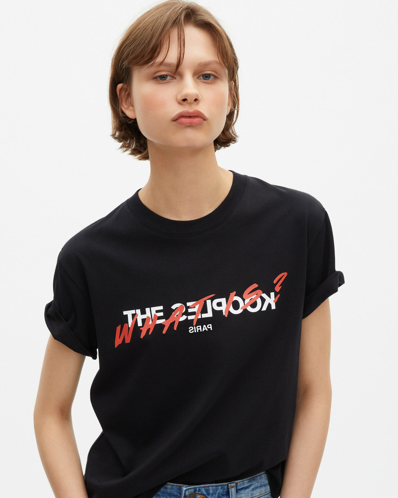 WHAT IS BLACK WASHED COTTON T-SHIRT 5