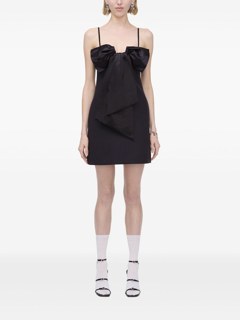 Bow detail mini dress - 2
