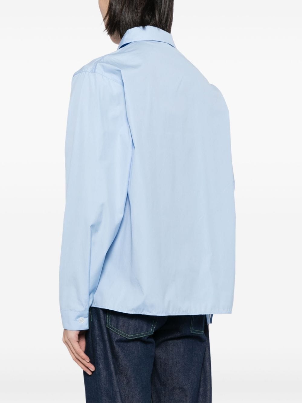 logo poplin shirt - 4