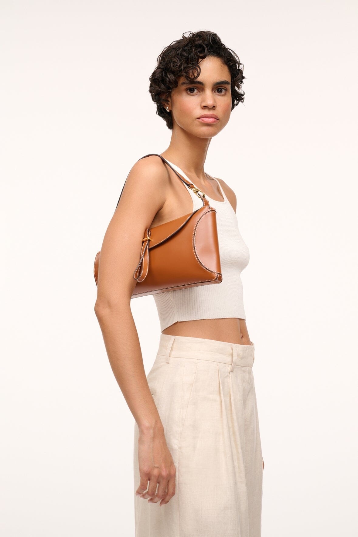 STAUD SOFYA BAG TAN - 2