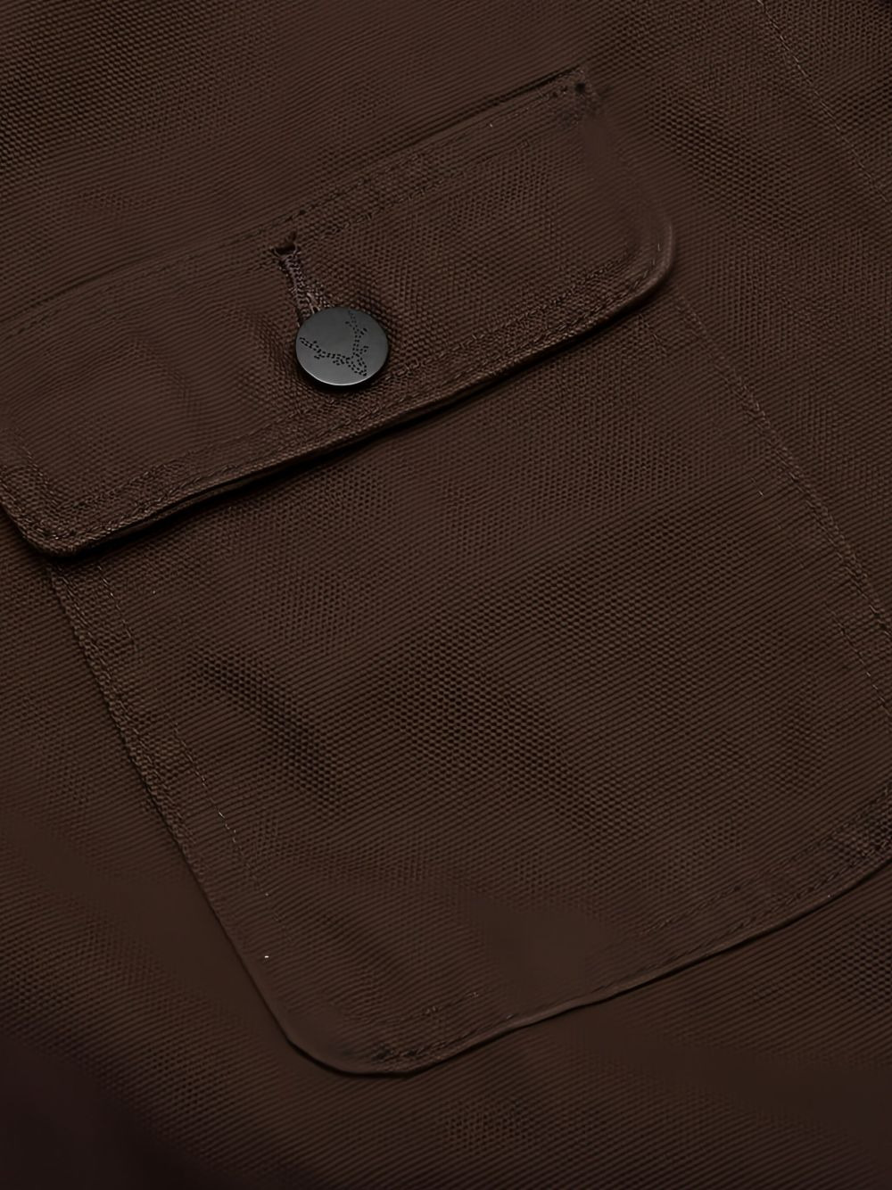 button-flap pocket shirt jacket - 3