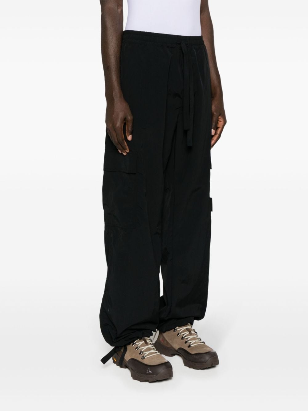 straight-leg ripstop cargo trousers - 3