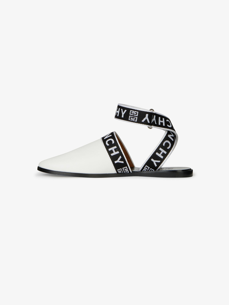 4G GIVENCHY sling back mules in leather 5