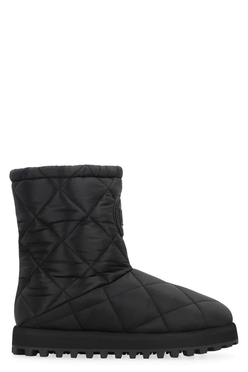 Dolce & Gabbana Quilted Nylon Boots - 1