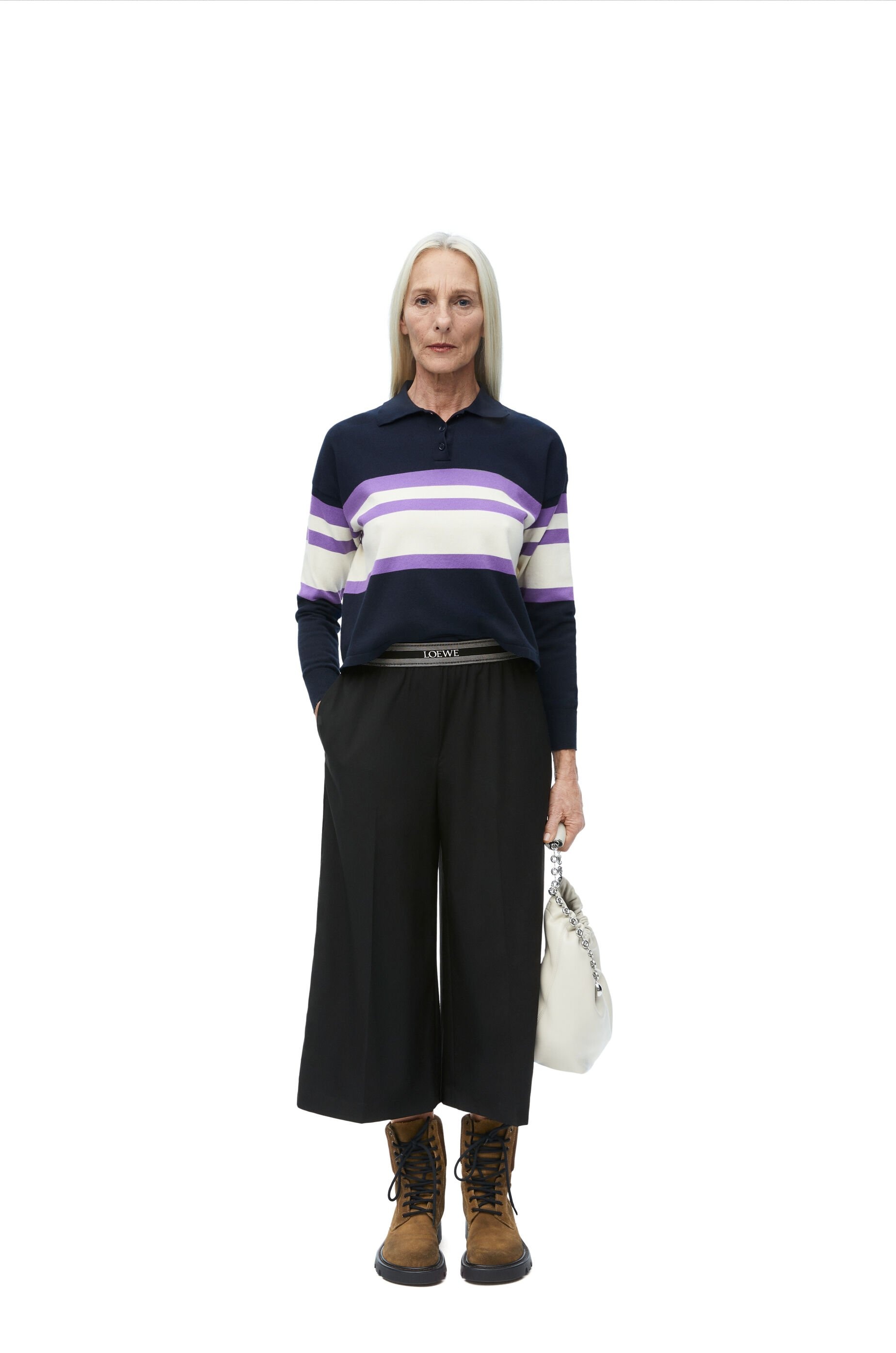 Cropped trousers in wool - 2