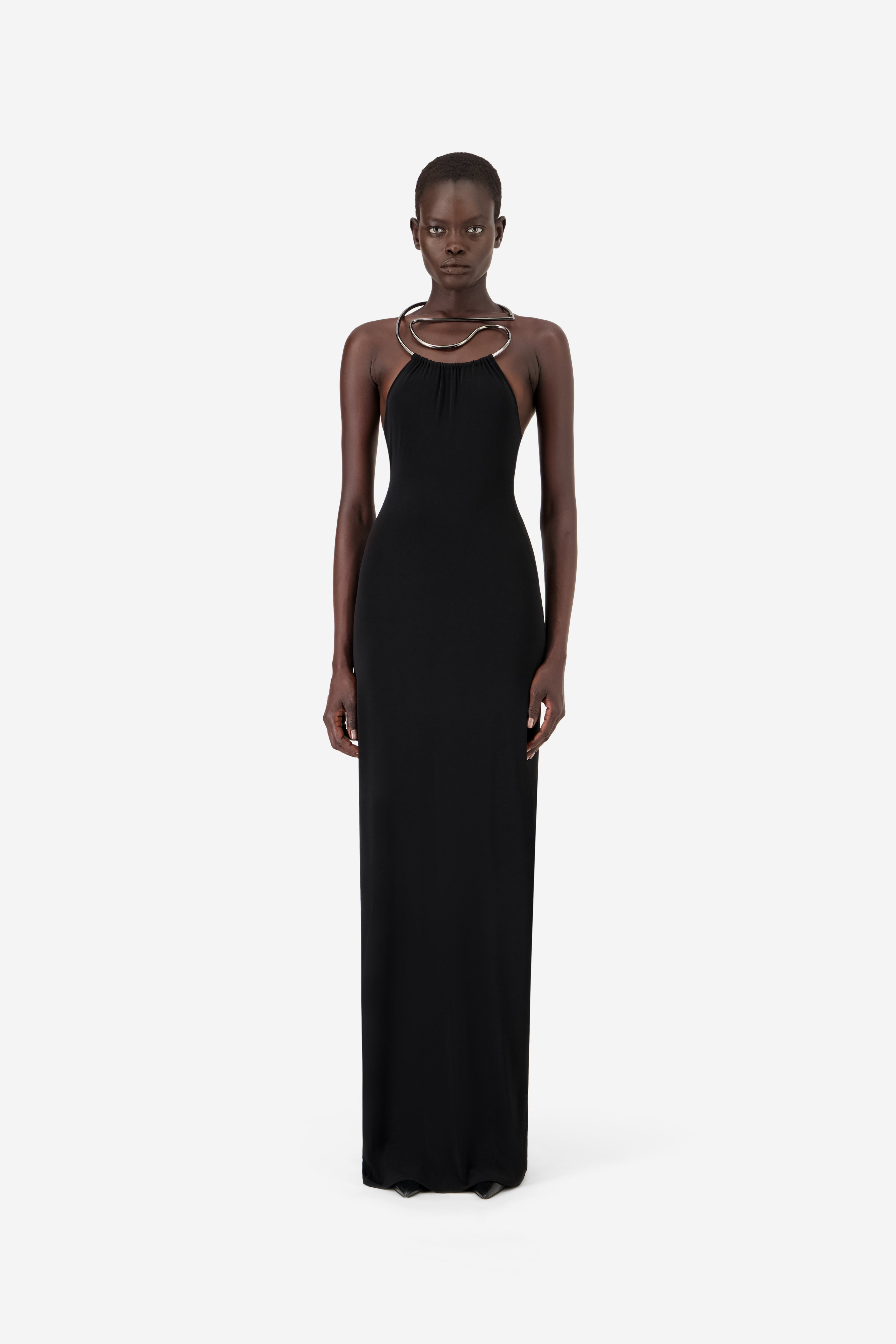 Logo Necklace Dress - 4