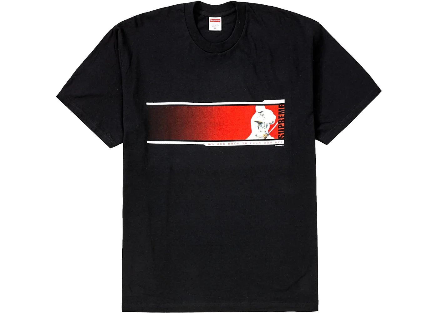 Supreme We're Back Tee Black - 1
