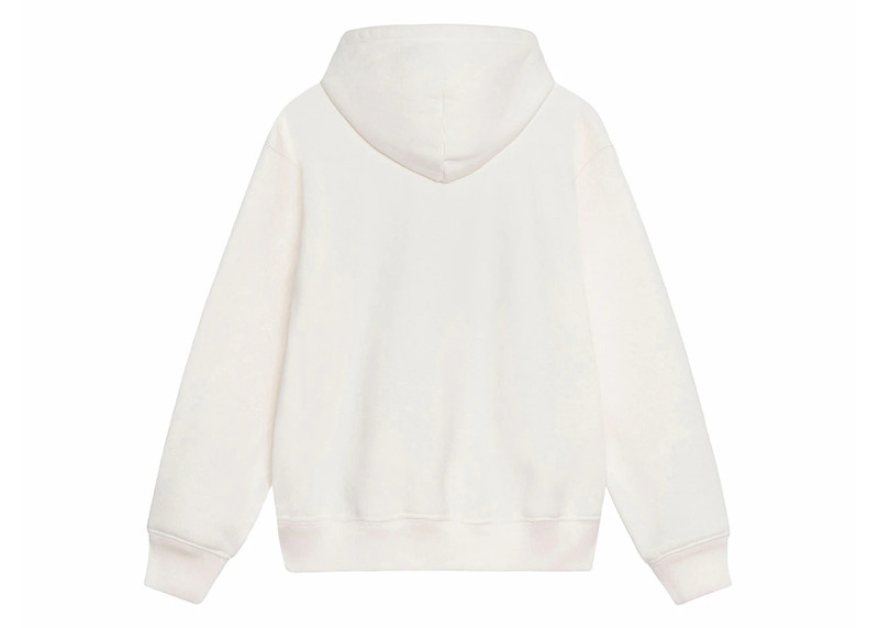 Stüssy Stussy Satin Patch Oversized Hoodie Off White outlook