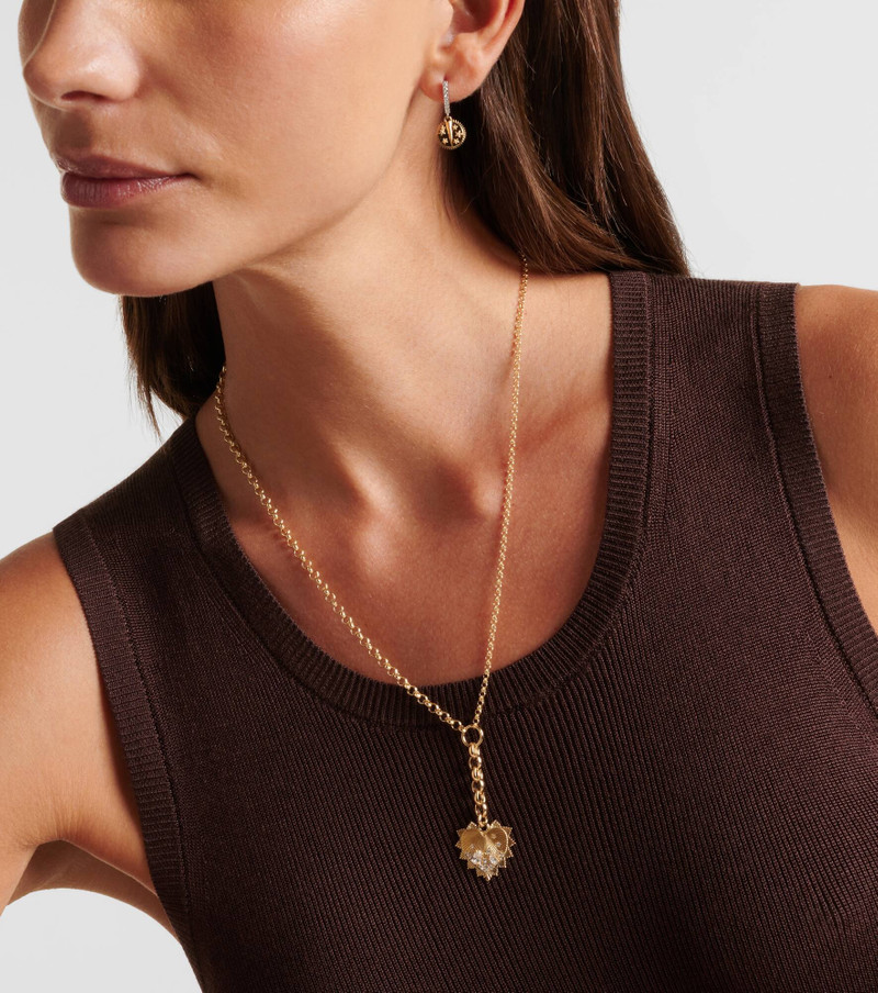 Love 18kt gold necklace with diamonds 3