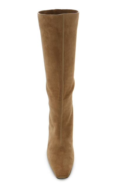 Totême The Wide Leather Knee Boots tan outlook