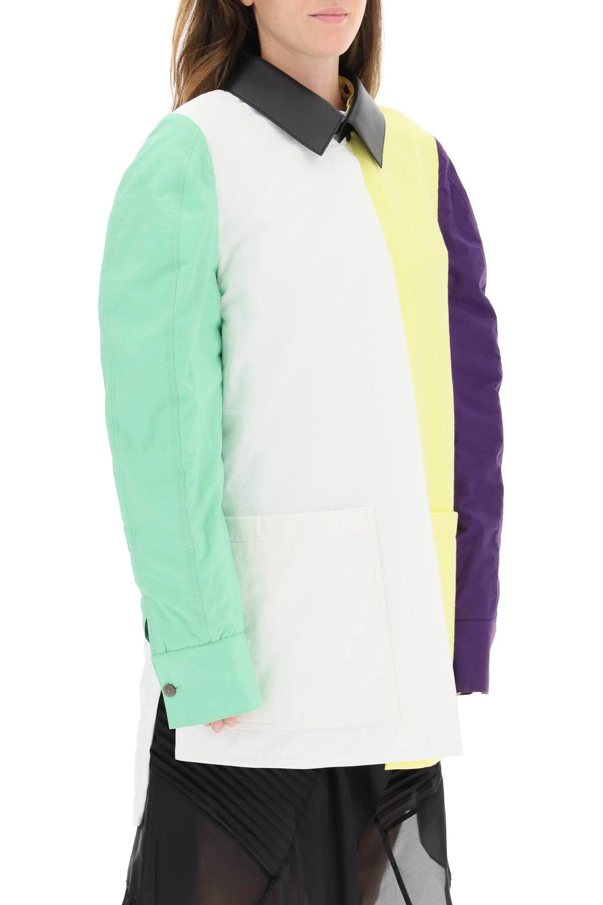 OVERSIZED COLOR BLOCK BLOUSON - 3