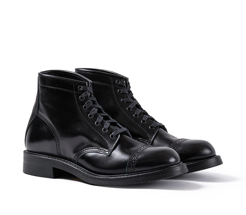 PRE-SALE LK-014  Black Ops Combat Boots Shinki Hikaku Shell Cordovan - 1