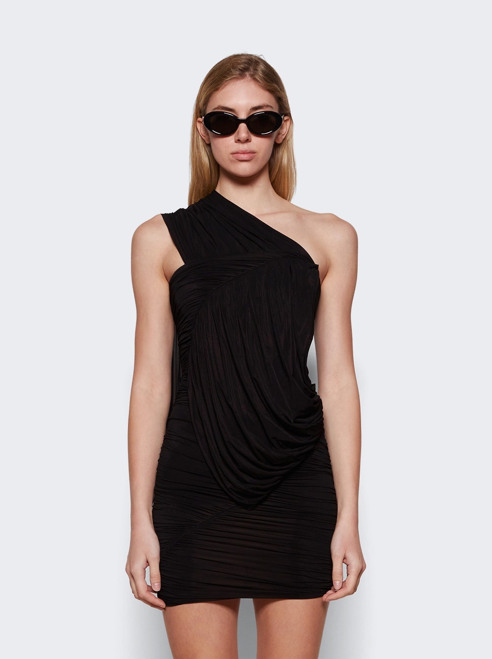 EDFU One-Shoulder Mini Dress Black - 3