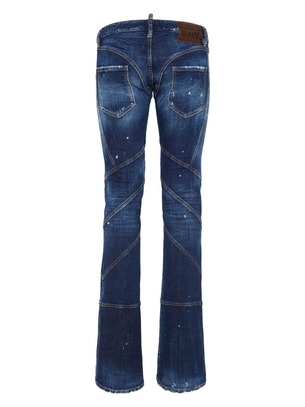 star-patch jeans - 2